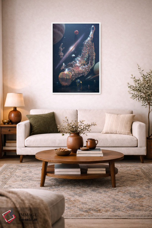 تابلو دکوراتیو ورود به فضا اثر نایس بلید - D3W