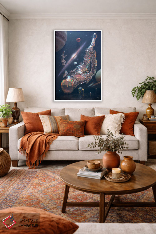 تابلو دکوراتیو ورود به فضا اثر نایس بلید - D2W