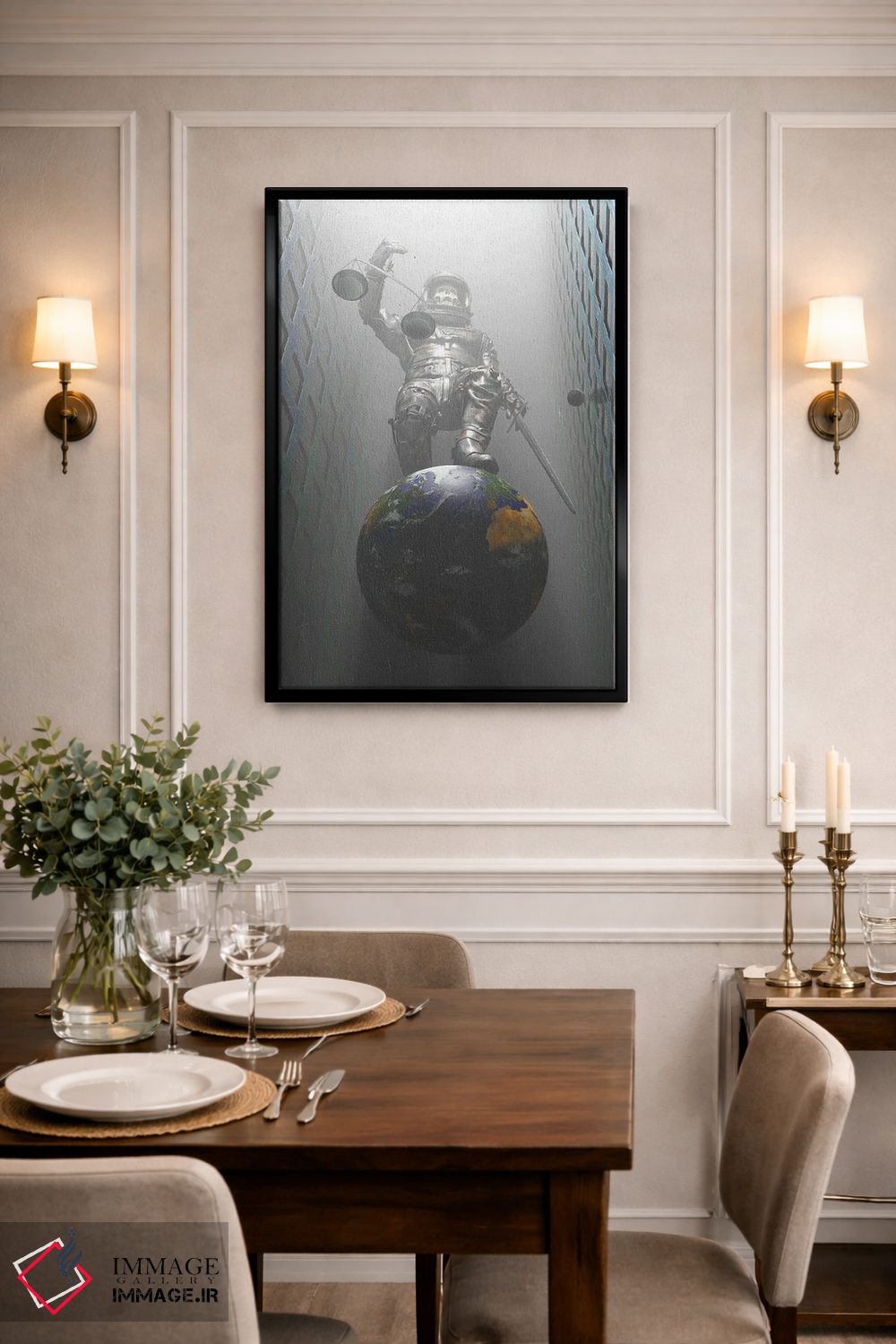 تابلو دکوراتیو عدالت اثر نایس بلید - D2B