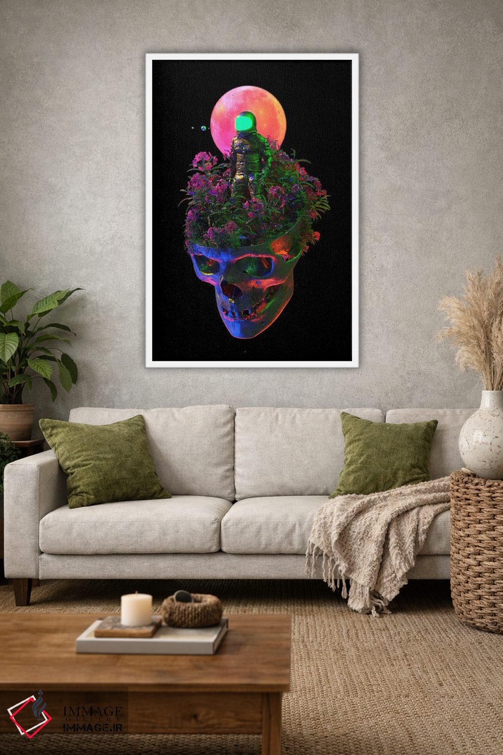 تابلو دکوراتیو تولد دوباره ۳ اثر نایس بلید - D1W