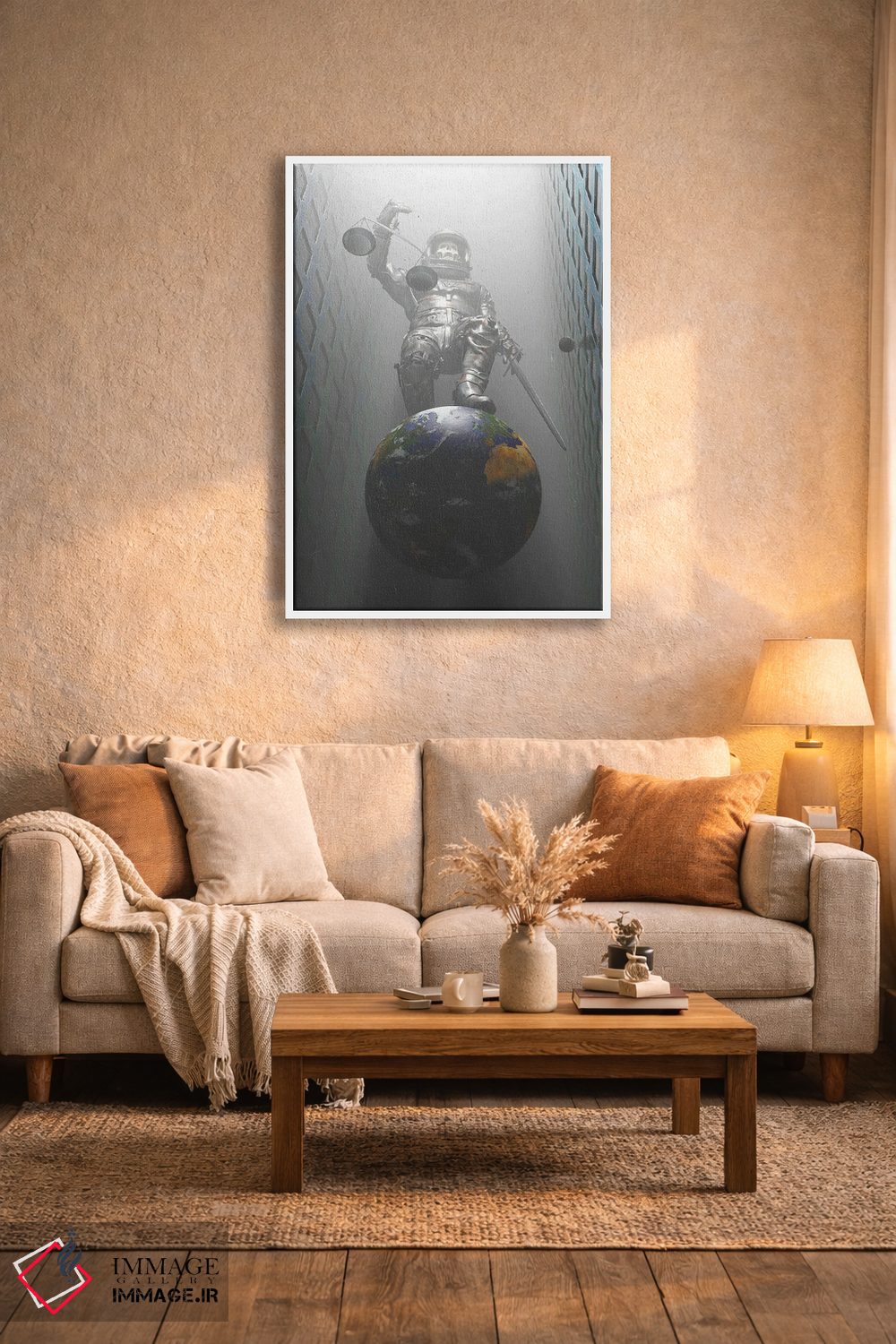 تابلو دکوراتیو عدالت اثر نایس بلید - D3W