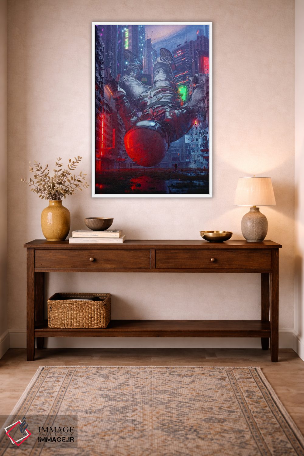 تابلو دکوراتیو بازدیدکننده اثر نایس بلید - D1W