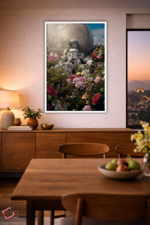 تابلو دکوراتیو آرامش جاودان اثر نایس بلید - D1W