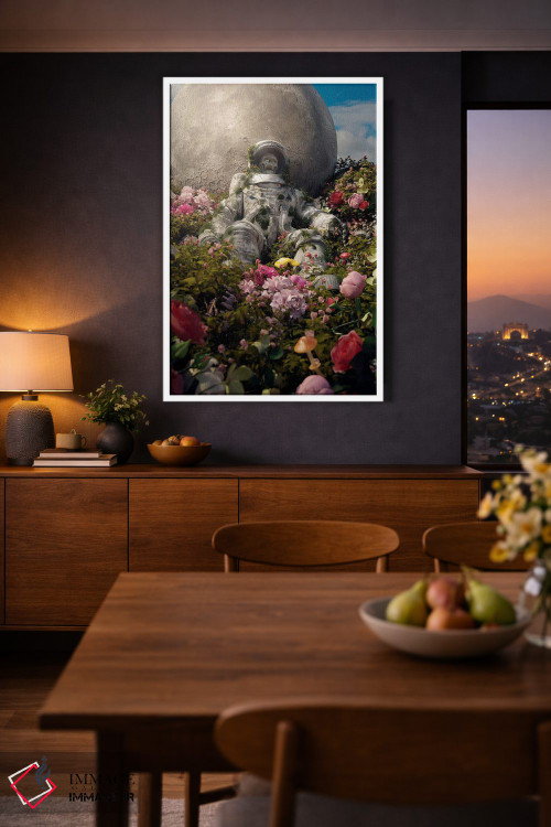 تابلو دکوراتیو آرامش جاودان اثر نایس بلید - D3W