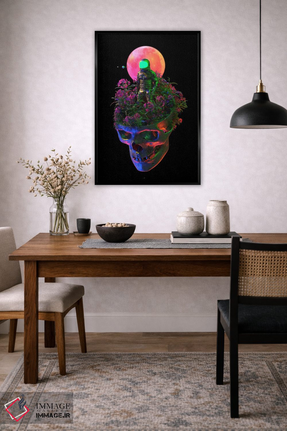 تابلو دکوراتیو تولد دوباره ۳ اثر نایس بلید - D5B