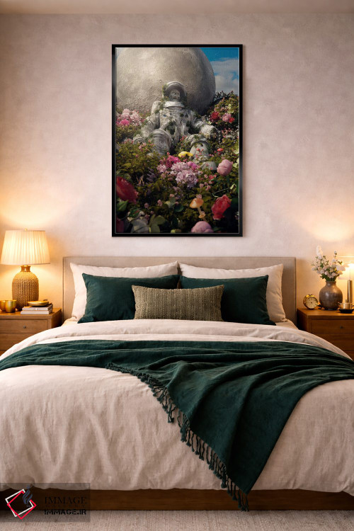 تابلو دکوراتیو آرامش جاودان اثر نایس بلید - D4B