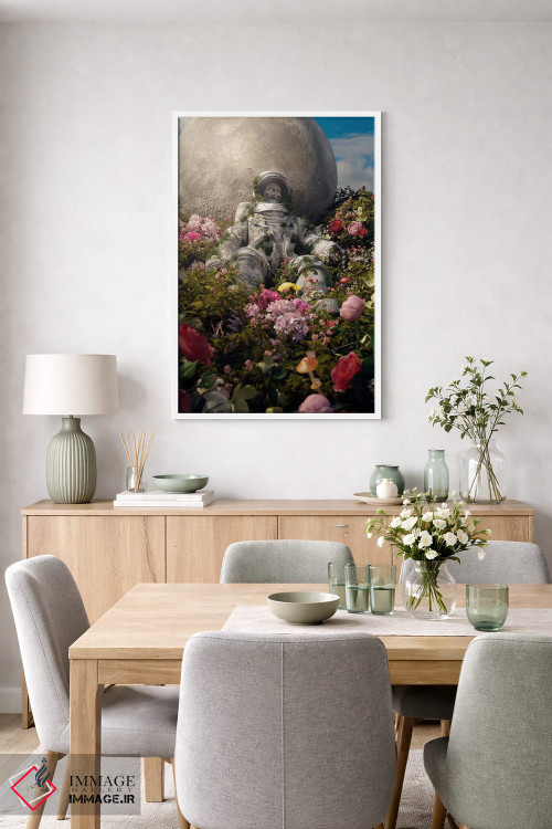 تابلو دکوراتیو آرامش جاودان اثر نایس بلید - D6W