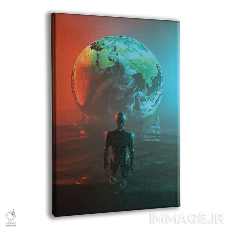 تابلو دکوراتیو بازتاب ها اثر نایس بلید - نمای پرسپکتیو محصول