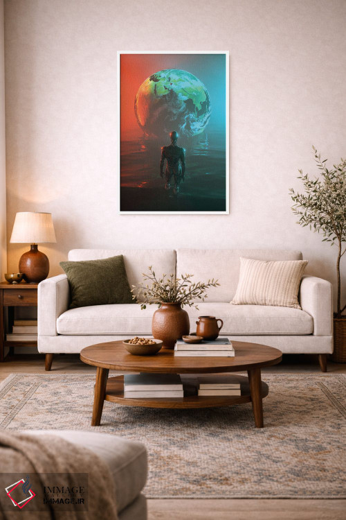 تابلو دکوراتیو بازتاب ها اثر نایس بلید - D2W