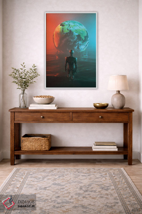 تابلو دکوراتیو بازتاب ها اثر نایس بلید - D3W