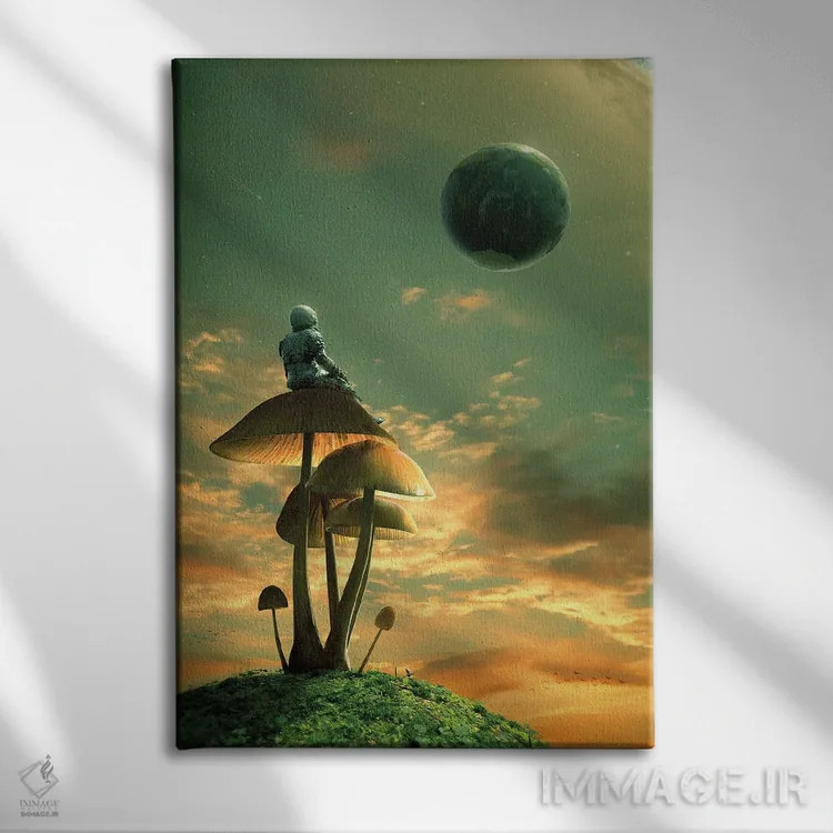 تابلو دکوراتیو یک سفر ۲ اثر نایس بلید - نمای روبهرو روی دیوار
