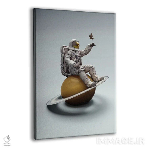 تابلو دکوراتیو سفر به زحل اثر نایس بلید - نمای پرسپکتیو محصول