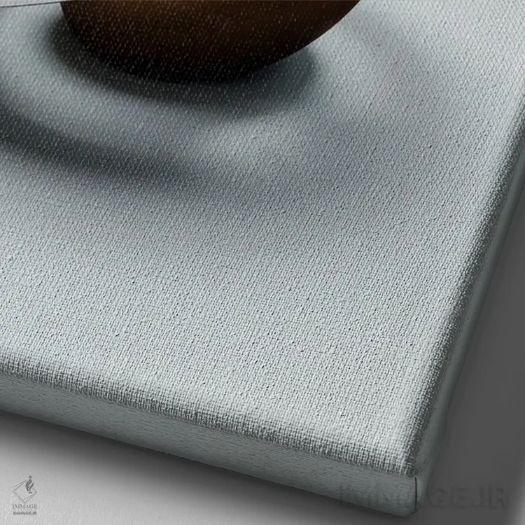 تابلو دکوراتیو سفر به زحل اثر نایس بلید - نمای نزدیک بافت بوم