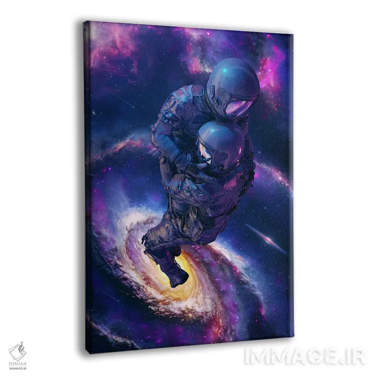 تابلو دکوراتیو صبر کن اثر نایس بلید - نمای پرسپکتیو محصول