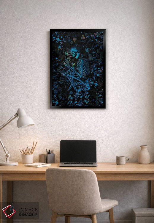 تابلو دکوراتیو زیر قارچ ها اثر نایس بلید - D2B