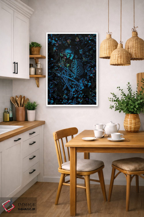 تابلو دکوراتیو زیر قارچ ها اثر نایس بلید - D5W