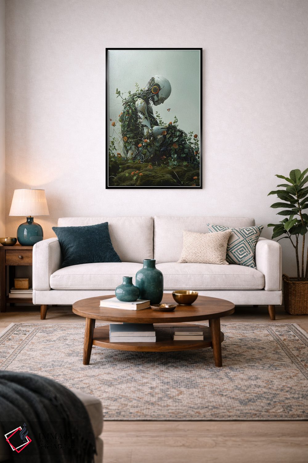 تابلو دکوراتیو دارای آگاهی اثر نایس بلید - D4B