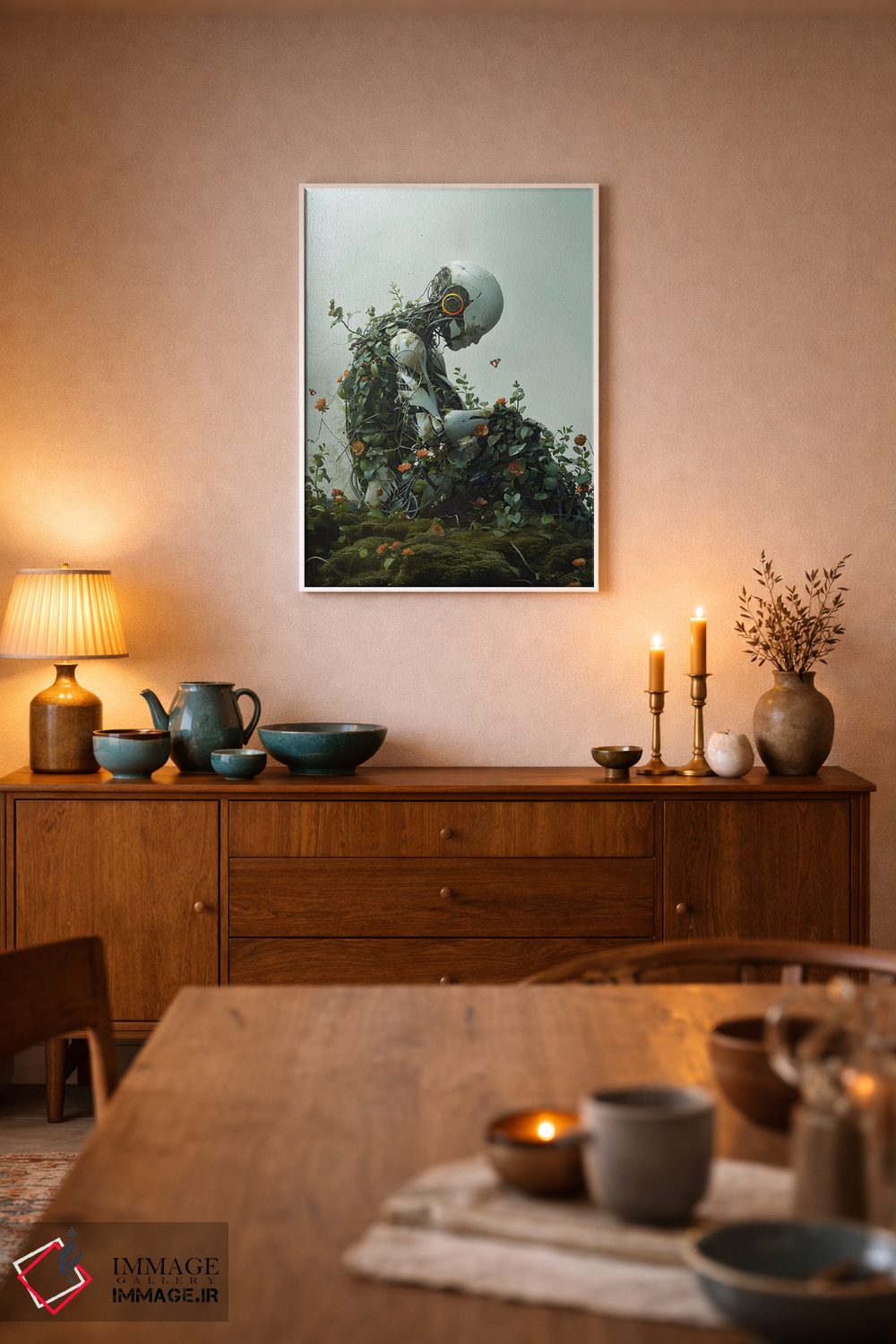 تابلو دکوراتیو دارای آگاهی اثر نایس بلید - D6W