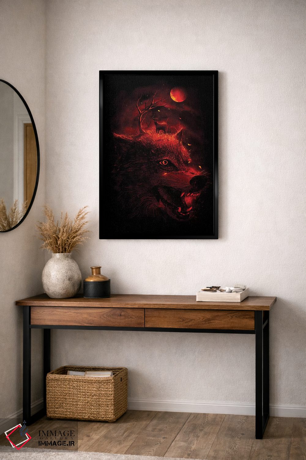 تابلو دکوراتیو رویای سرخ اثر نایس بلید - D4B