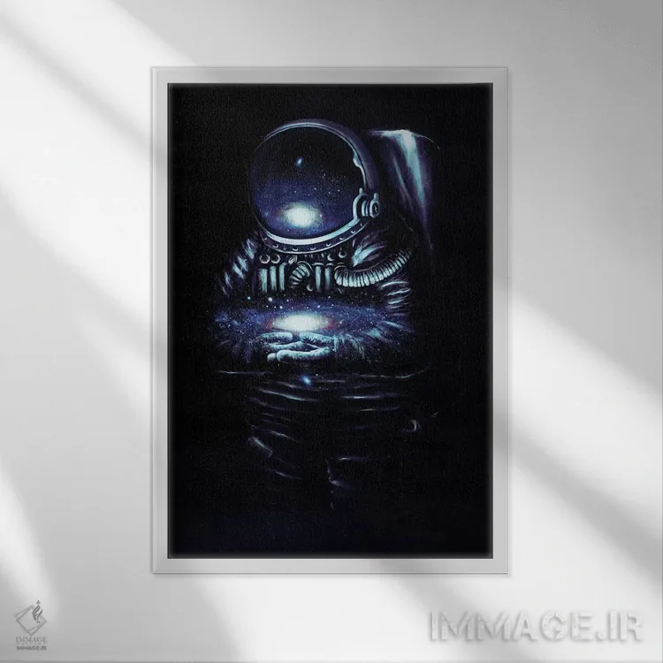 تابلو دکوراتیو نگهبان اثر نایس بلید - نمای قابدار سفید