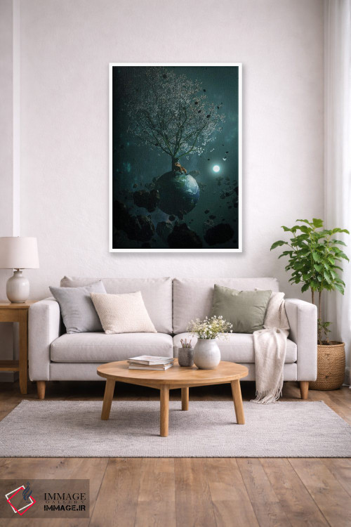 تابلو دکوراتیو گیر افتاده ۲ اثر نایس بلید - D1W