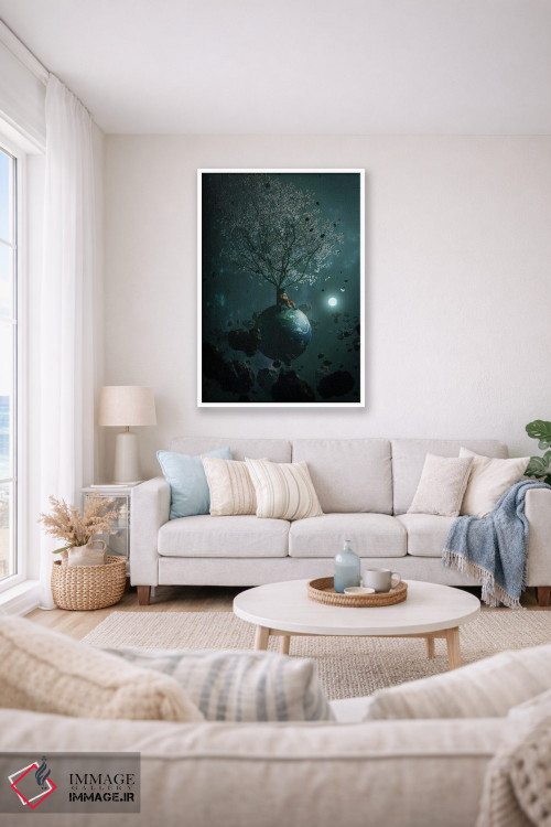 تابلو دکوراتیو گیر افتاده ۲ اثر نایس بلید - D2W