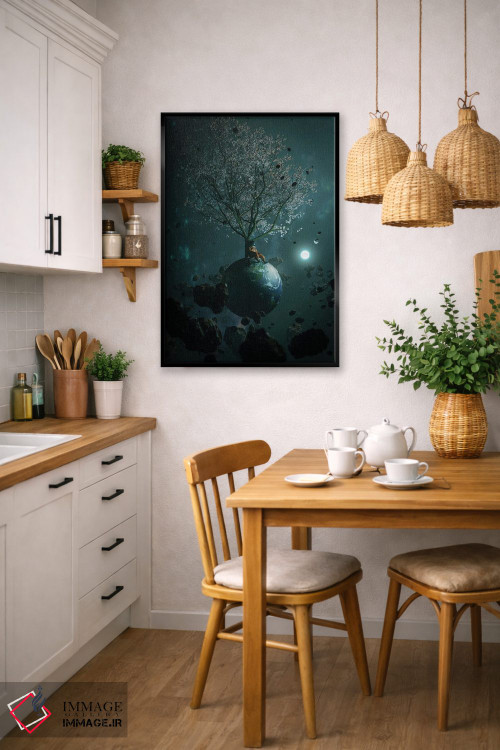 تابلو دکوراتیو گیر افتاده ۲ اثر نایس بلید - D6B