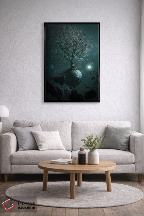 تابلو دکوراتیو گیر افتاده ۲ اثر نایس بلید - D5B