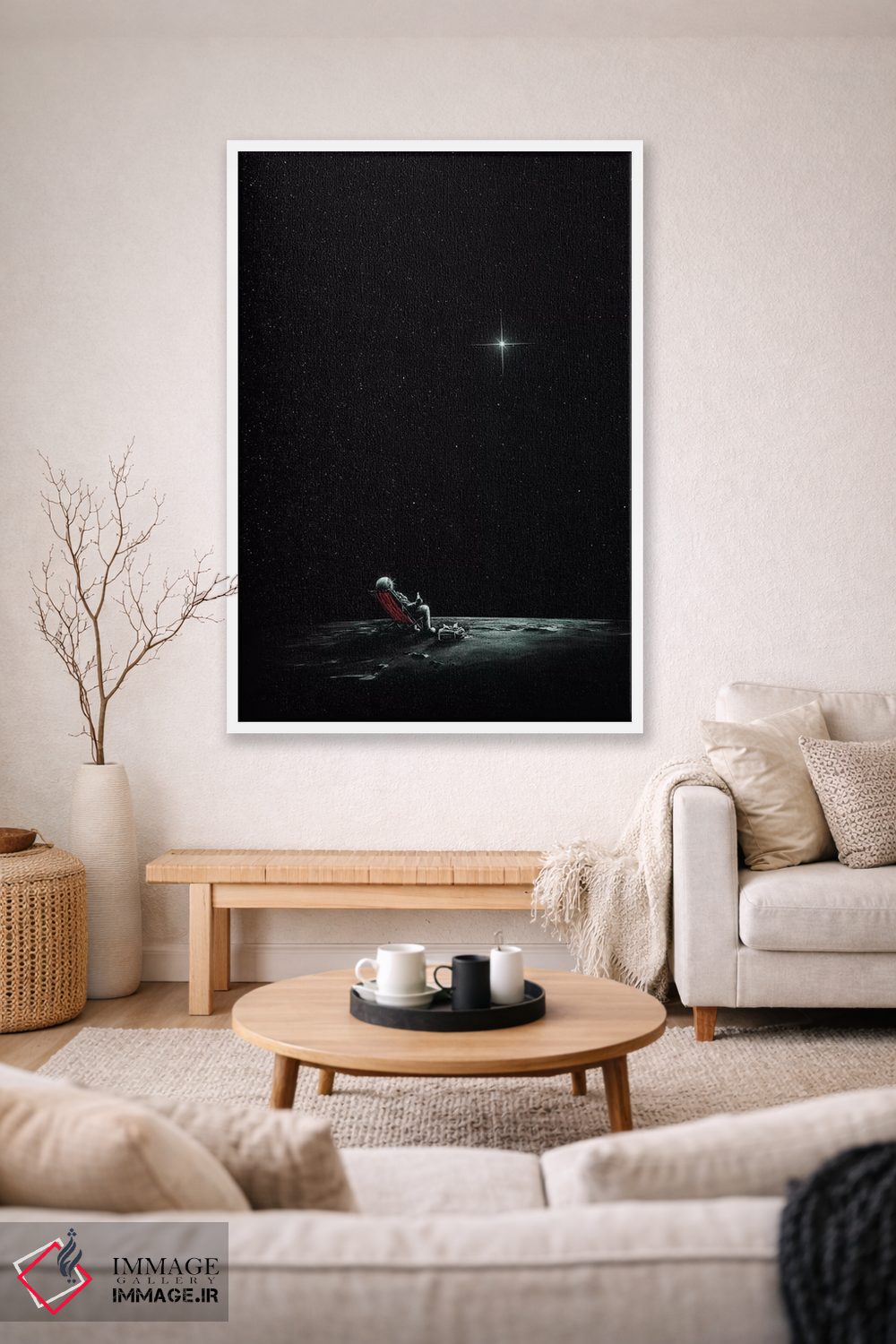 تابلو دکوراتیو خونسردی کیهانی ۲ اثر نایس بلید - D1W