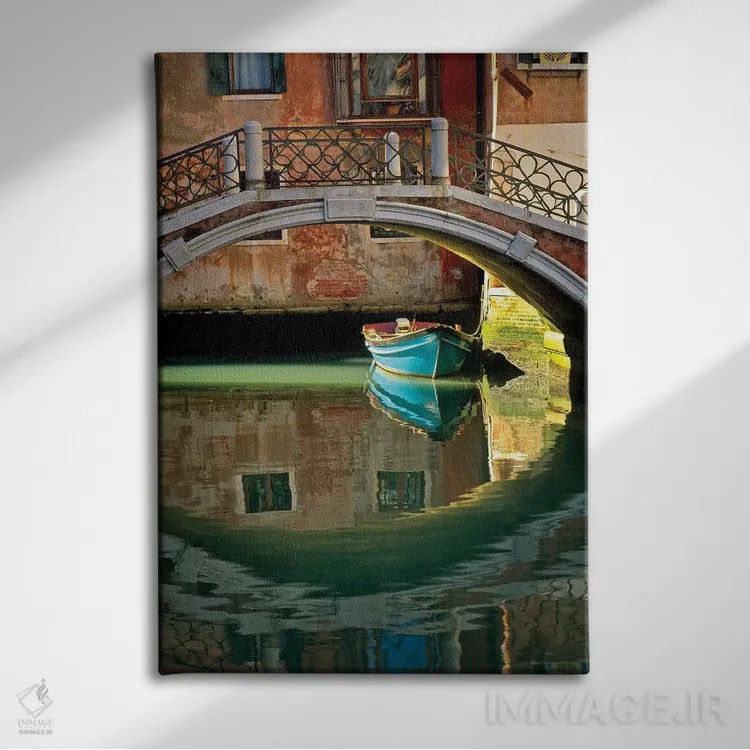 تابلو دکوراتیو Venice, Italy,فرار کازانووا، ونیز، ایتالیا اثر جیم نیلسن - نمای روبهرو روی دیوار