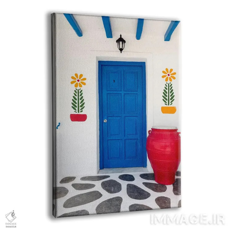 تابلو دکوراتیو Mykonos, Greece II,خانه ی سرگرم کننده، میکونوس، یونان اثر جیم نیلسن - نمای پرسپکتیو محصول