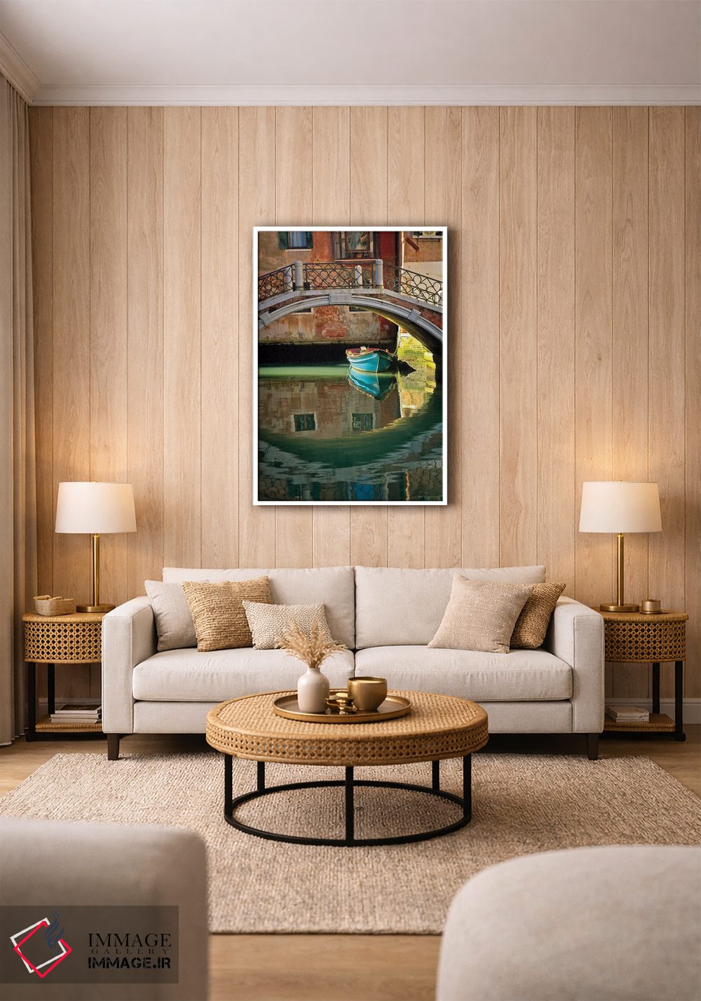 تابلو دکوراتیو Venice, Italy,فرار کازانووا، ونیز، ایتالیا اثر جیم نیلسن - D1W