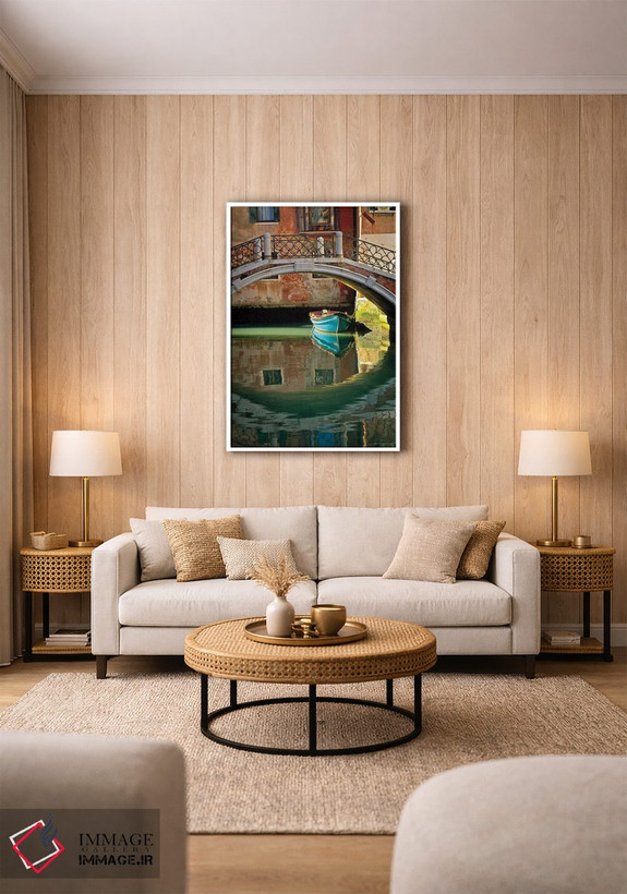 تابلو دکوراتیو Venice, Italy,فرار کازانووا، ونیز، ایتالیا اثر جیم نیلسن - D1W