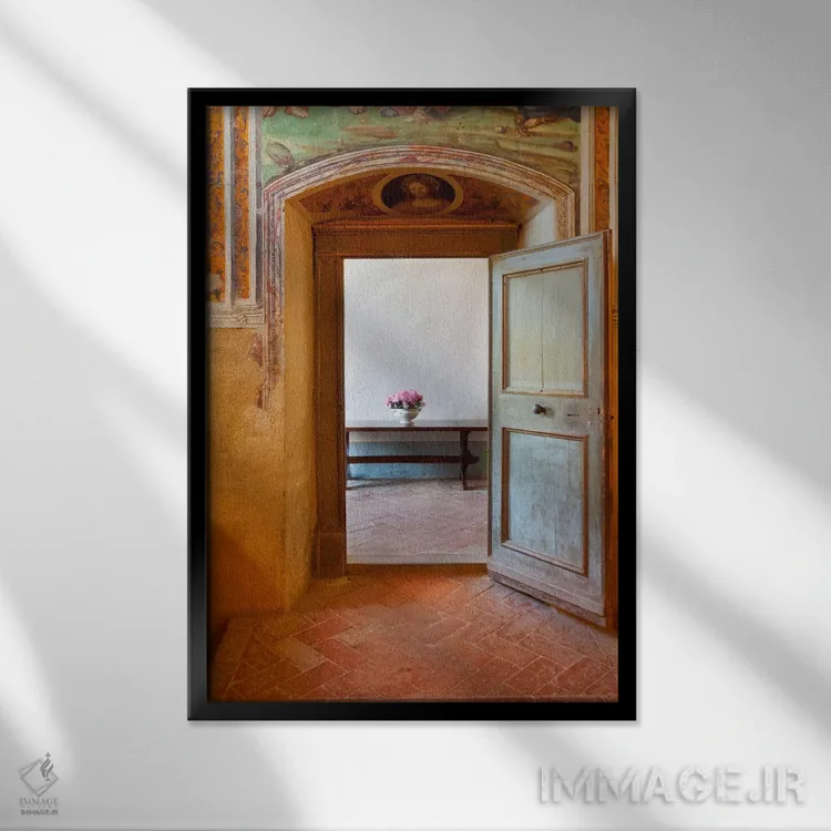 تابلو دکوراتیو Tuscany, Italy,سانت آنا در کمپره نا، توسکانی، ایتالیا اثر جیم نیلسن - نمای قابدار مشکی