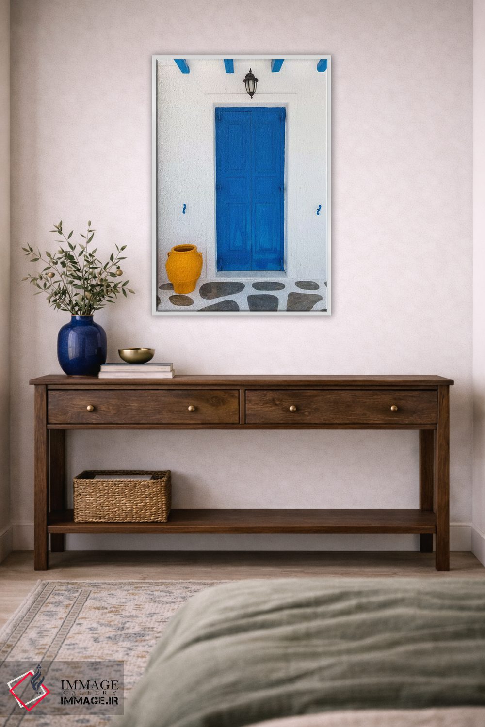 تابلو دکوراتیو Mykonos, Greece I,خانه سرگرمی، میکونوس، یونان ۱ اثر جیم نیلسن - D3W