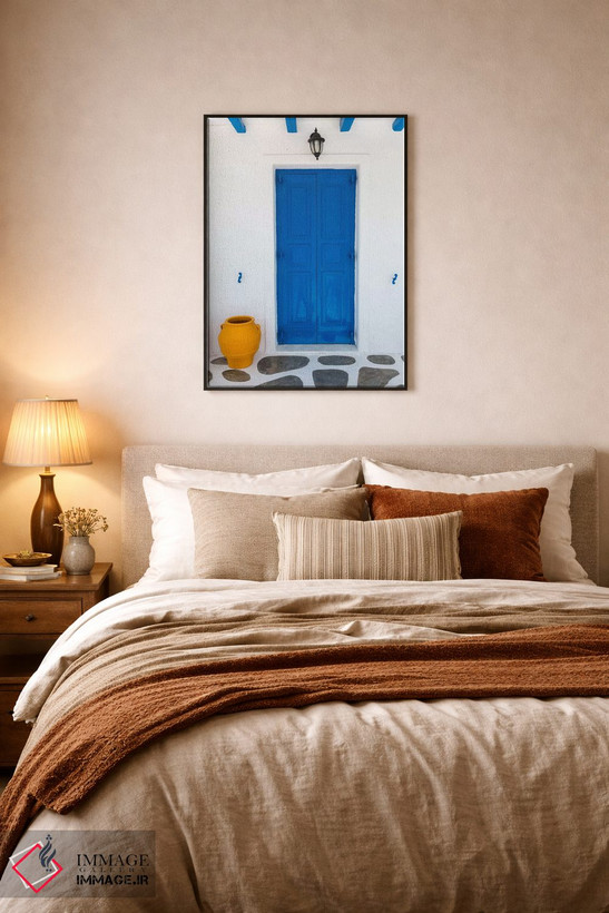 تابلو دکوراتیو Mykonos, Greece I,خانه سرگرمی، میکونوس، یونان ۱ اثر جیم نیلسن - D5B