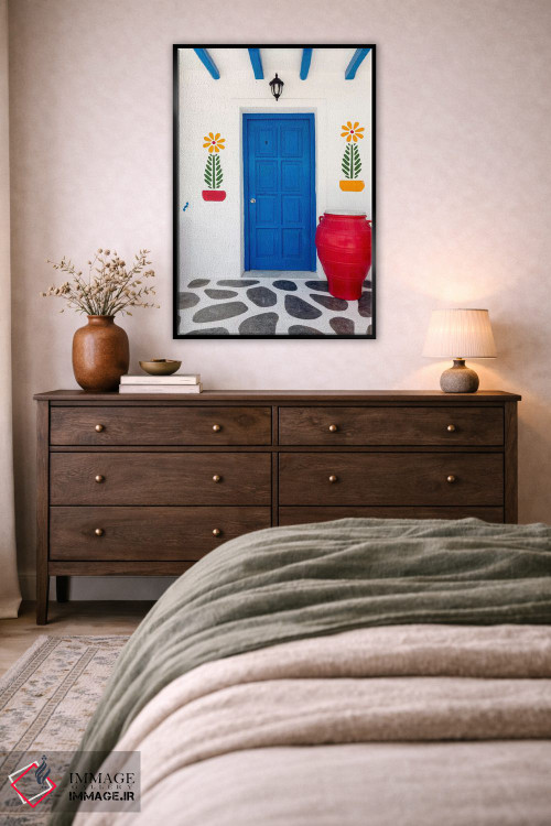 تابلو دکوراتیو Mykonos, Greece II,خانه ی سرگرم کننده، میکونوس، یونان اثر جیم نیلسن - D4B