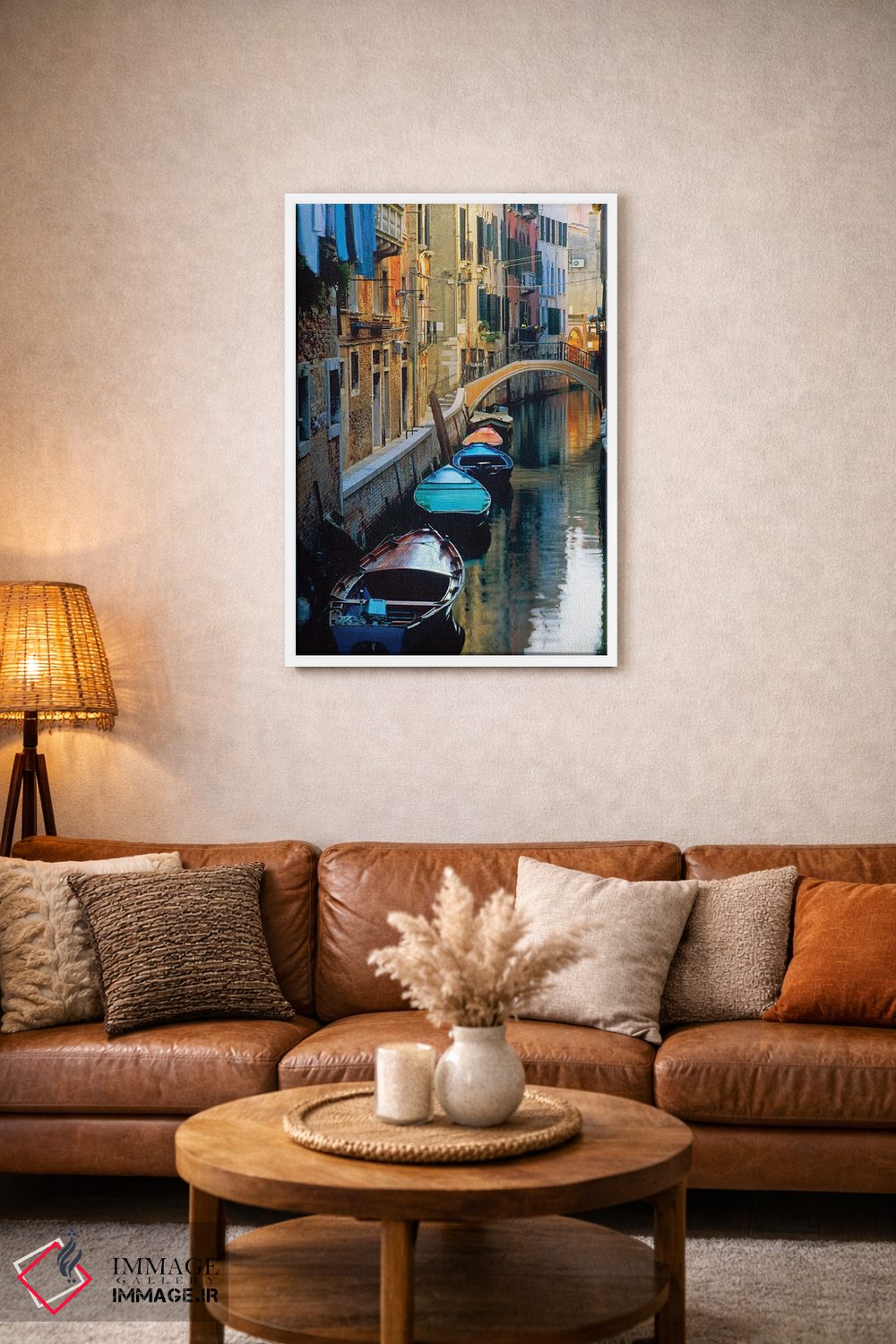 تابلو دکوراتیو Venice, Italy,عصر تنبل، ونیز، ایتالیا اثر جیم نیلسن - D1W