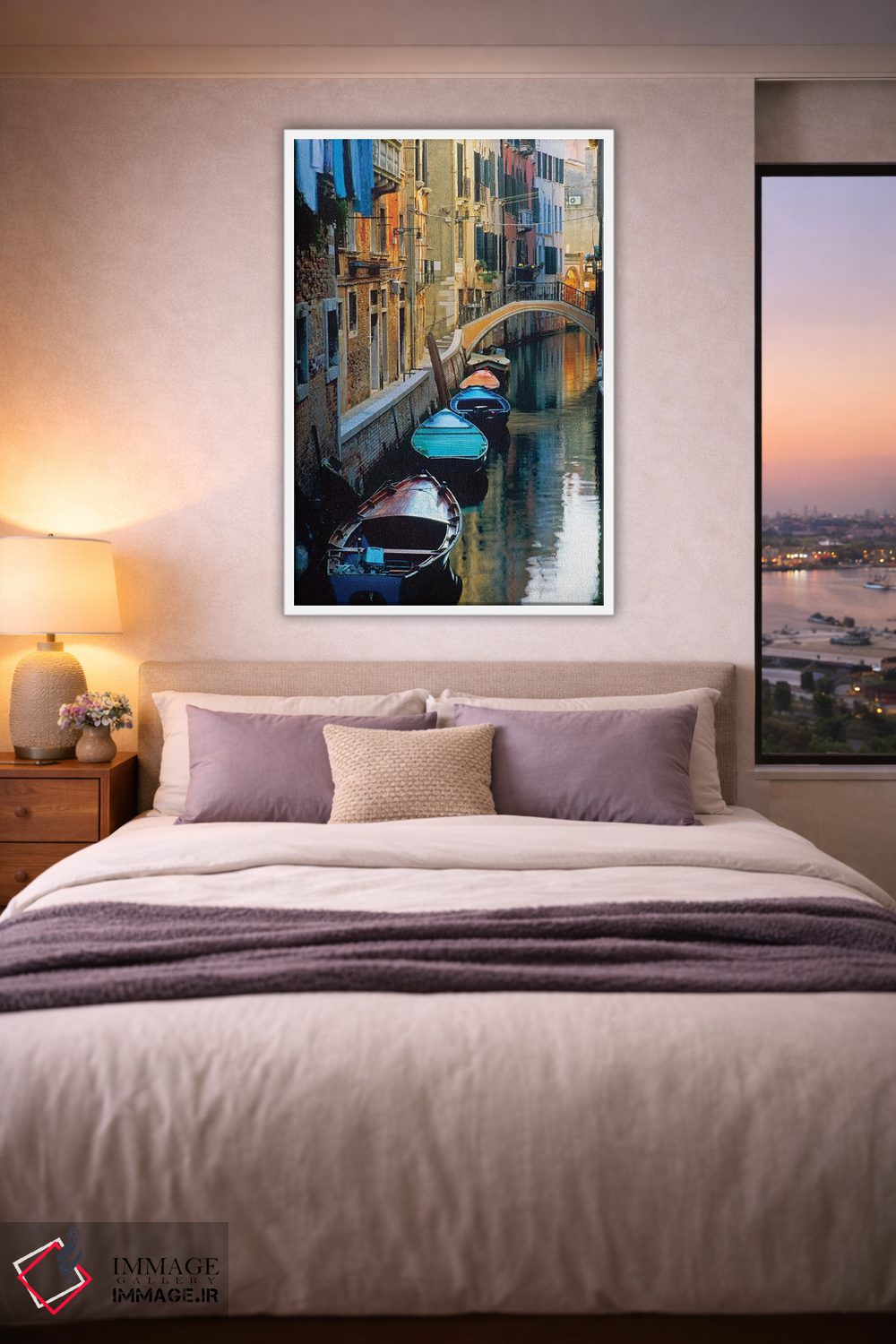 تابلو دکوراتیو Venice, Italy,عصر تنبل، ونیز، ایتالیا اثر جیم نیلسن - D2W