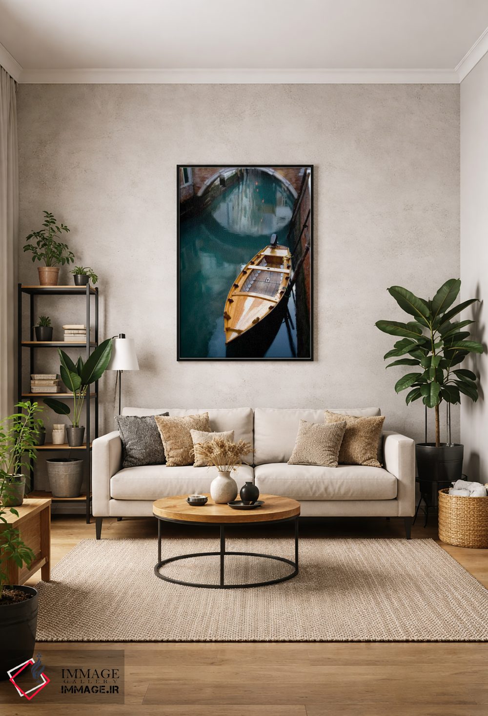 تابلو دکوراتیو Venice, Italy,سانپیروتا در حال استراحت، ونیز، ایتالیا اثر جیم نیلسن - D1B