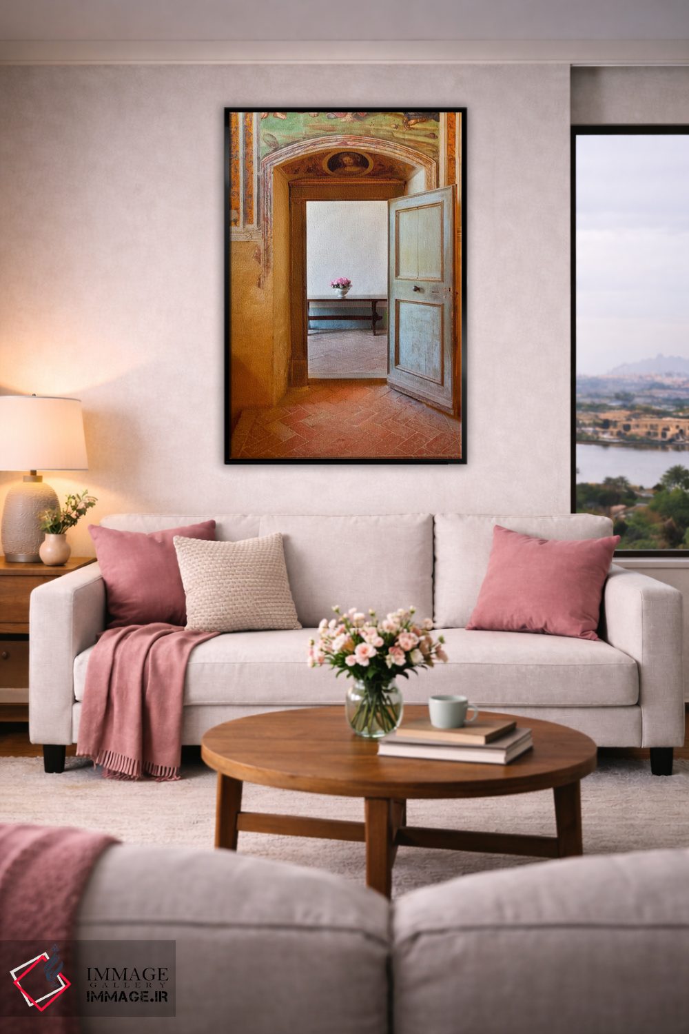 تابلو دکوراتیو Tuscany, Italy,سانت آنا در کمپره نا، توسکانی، ایتالیا اثر جیم نیلسن - D6B