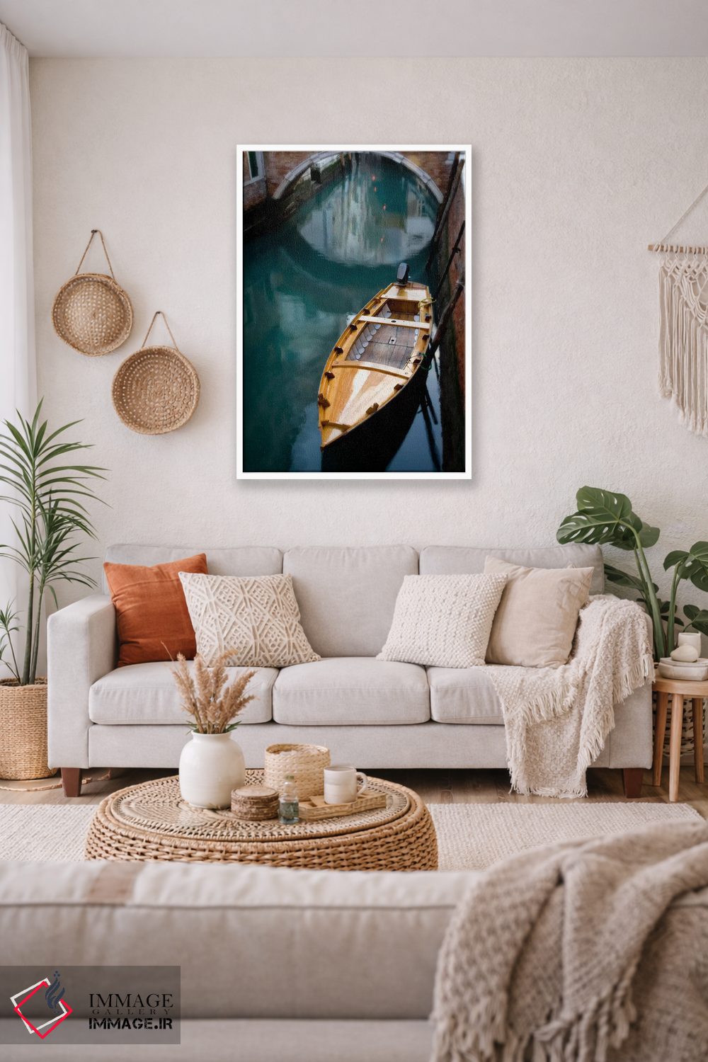 تابلو دکوراتیو Venice, Italy,سانپیروتا در حال استراحت، ونیز، ایتالیا اثر جیم نیلسن - D2W