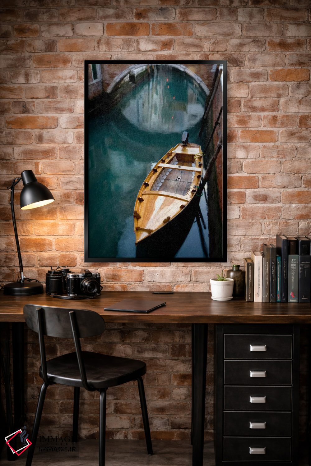 تابلو دکوراتیو Venice, Italy,سانپیروتا در حال استراحت، ونیز، ایتالیا اثر جیم نیلسن - D5B