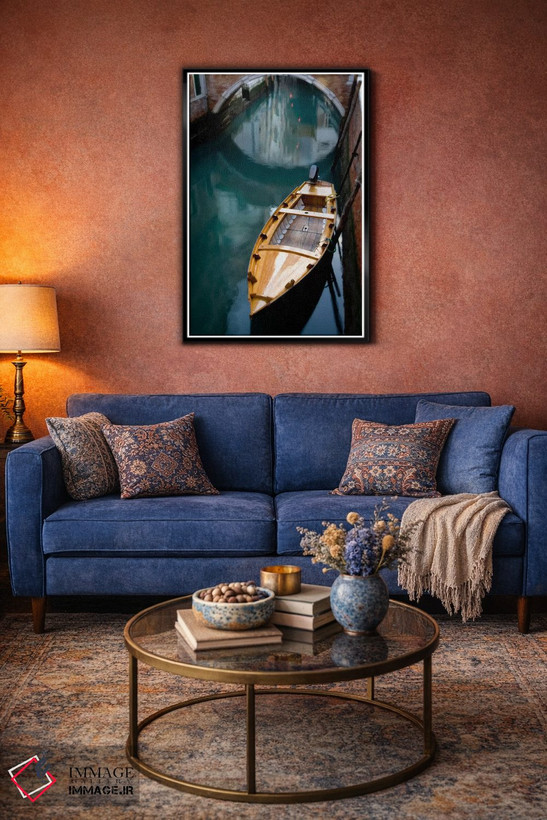 تابلو دکوراتیو Venice, Italy,سانپیروتا در حال استراحت، ونیز، ایتالیا اثر جیم نیلسن - D6B
