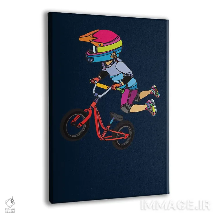 تابلو مینیمال تعادل دارید اثر نینهول - نمای پرسپکتیو محصول