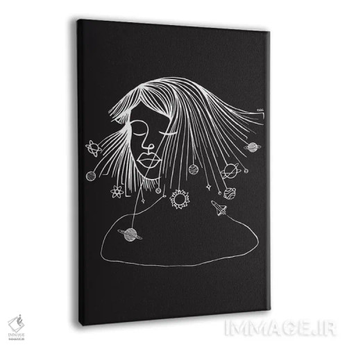 تابلو مینیمال فرصت ذهنی اثر نینهول - نمای پرسپکتیو محصول