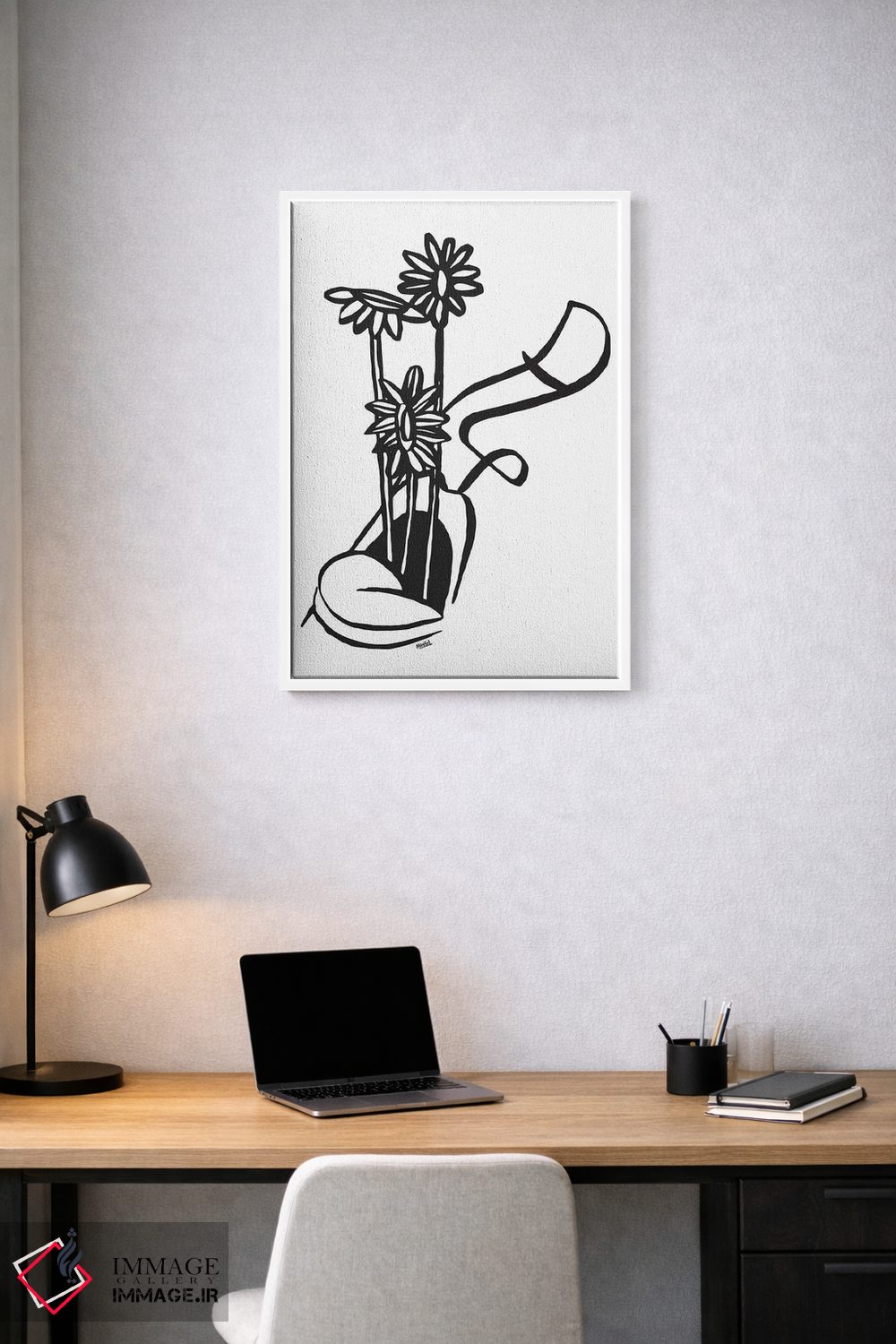 تابلو مینیمال بازدم اثر نینهول - D1W