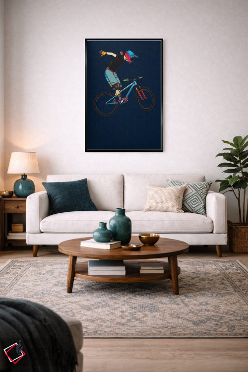 تابلو مینیمال سواری آزاد اثر نینهول - D4B