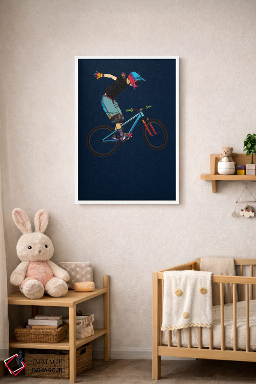 تابلو مینیمال سواری آزاد اثر نینهول - D2W