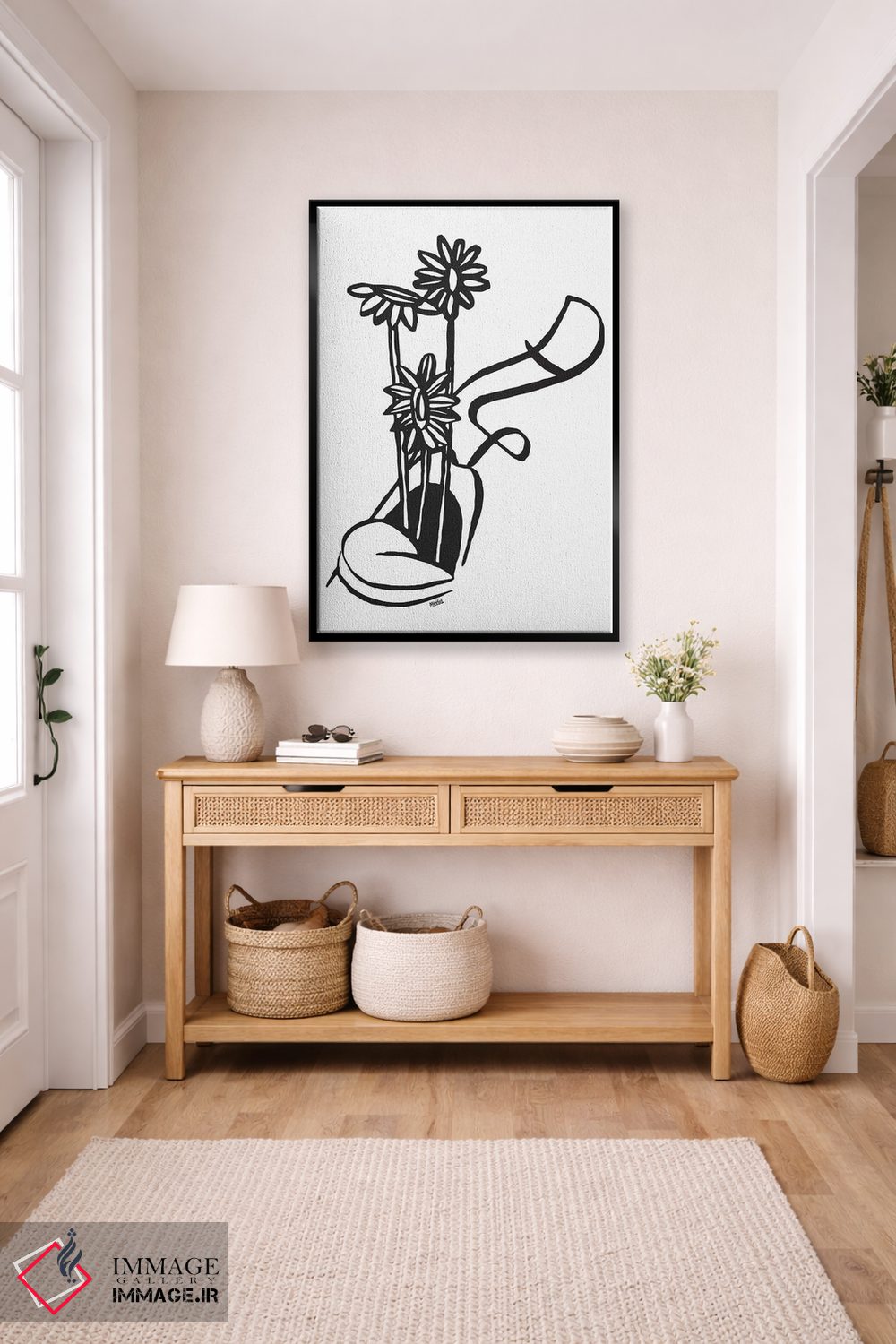 تابلو مینیمال بازدم اثر نینهول - D5B